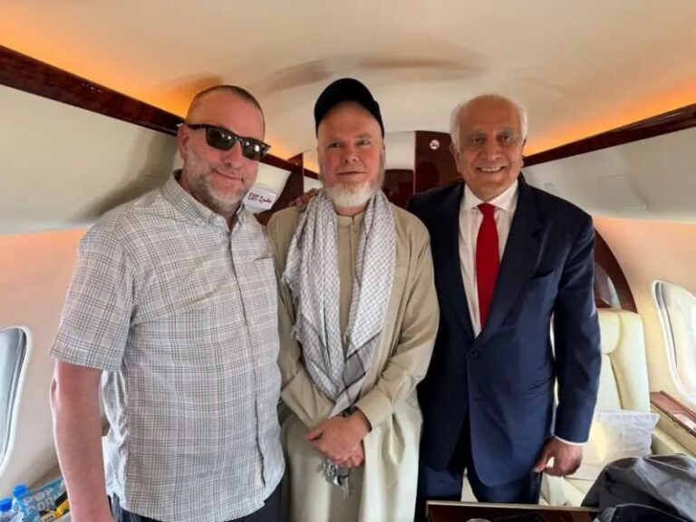 Afghanistan releases American detainee on humanitarian grounds