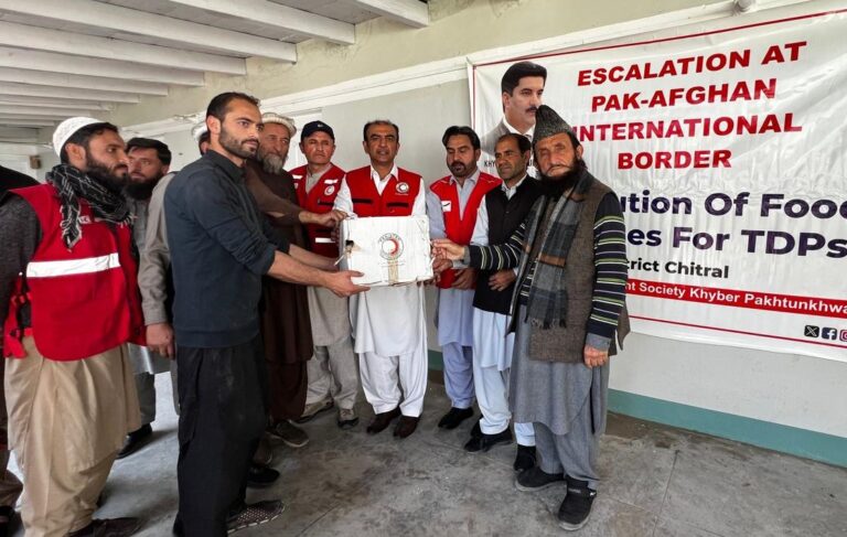 PRCS KP Aids Families Affected by Pak-Afghan Border Tensions
